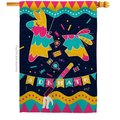 Angeleno Heritage Angeleno Heritage H137387-BO 28 x 40 in. 5th De Mayo House Flag with Summer Cinco Double-Sided Decorative Vertical Decoration Banner Garden Yard Gift H137387-BO
